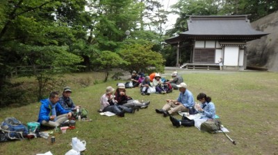 ◆熊野神社にて昼食◆